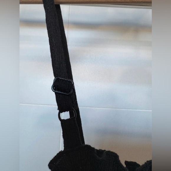 H&M Black Smocked Maxi Dress | Size Small - Picture 3 of 6